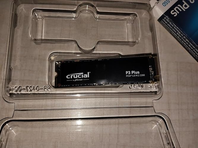 Crucial P3 Plus 500GB PCIe 4.0 3D NAND NVMe M.2 SSD